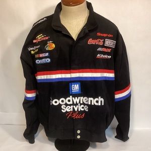 Chase Authentics Vintage 90s Dale Earnhardt Sr Bomber Jacket size XL